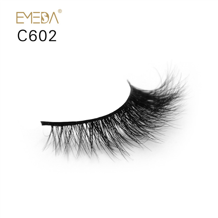 Unique 3d fiber faux mink eyelashes wholesale 002